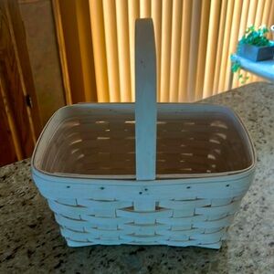 Longaberger Cream Woven Basket